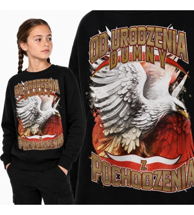 BLUZA DZIECIĘCA PATRIOTYCZNA Od Urodzenia Dumny z Pochodzenia